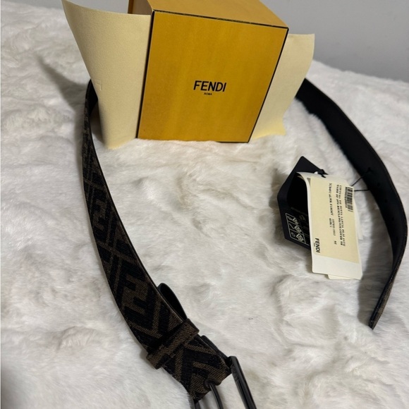 Fendi Other - Fendi Men's Black and Brown Belt
